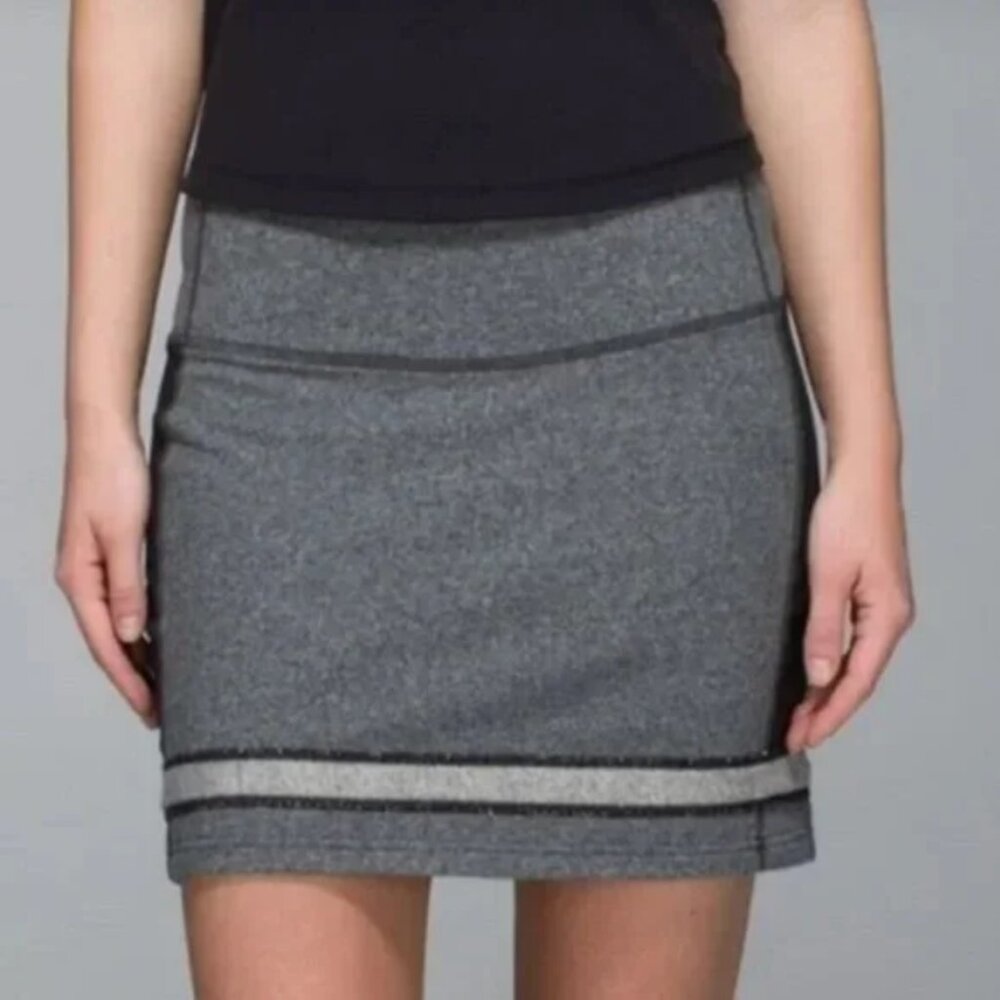 Lululemon Knit Coloblock Mini Skirt